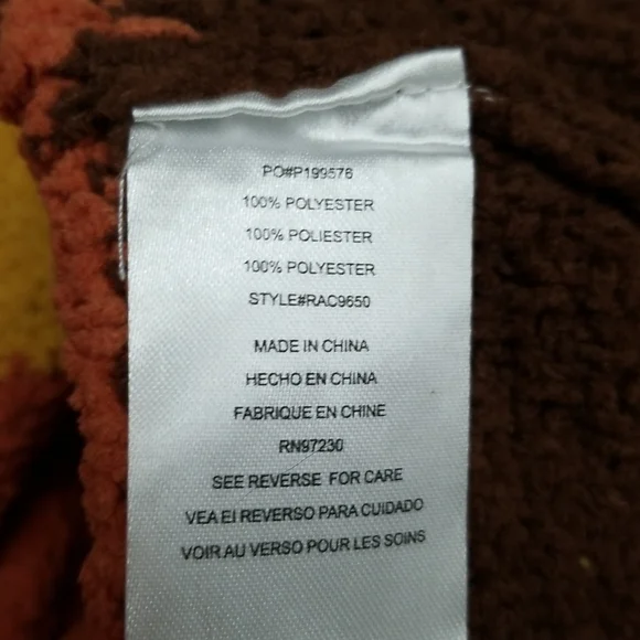 Almost Famous Sweater Earth tone Stripes - Picture 8 of 9